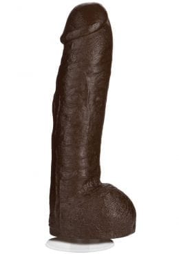 Bam Huge Realistic Cock 13 Inch Brown