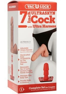 Vac U Lock Ultra Harness 2 With 6 Inch UR 3 Cock