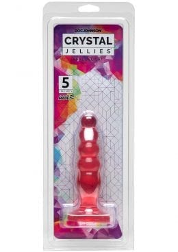 Crystal Jellies Anal Delight Probe Sil A Gel 5 Inch Pink