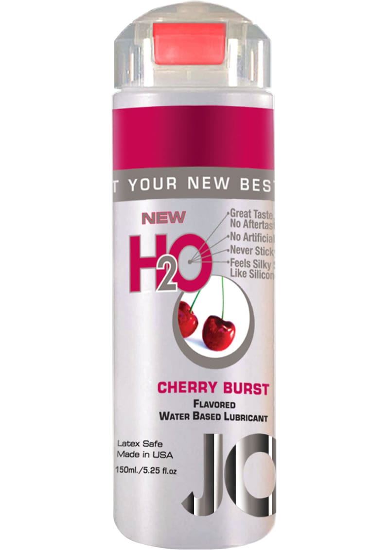 Jo H2O Flavored Water Based Lubricant Cherry Burst 4 Ounce