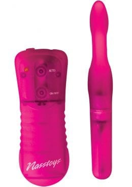 My First Anal Toy Vibrator Light Up Waterproof  Pink