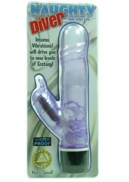 Naughty Diver Waterproof Vibrator - Lavender