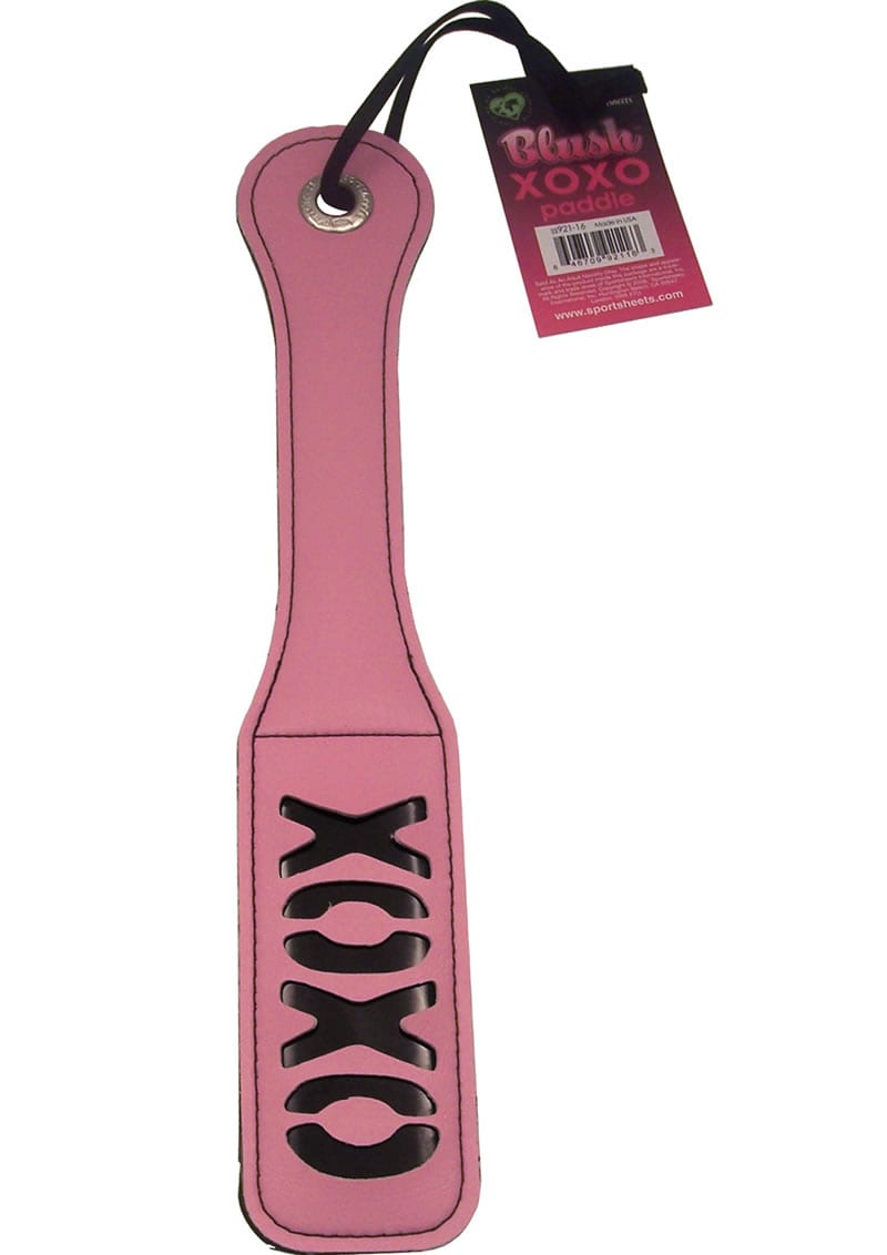 Sex And Mischief XOXO Paddle Pink 12 Inch