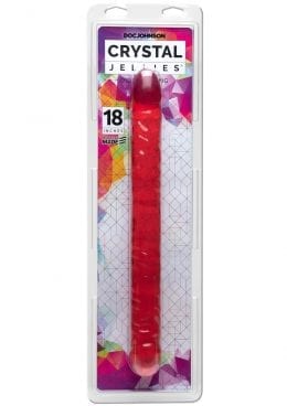 Crystal Jellies Double Dong Sil A Gel 18 Inch Pink