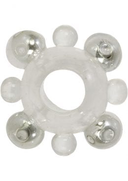 Basic Essentials Enhancer Ring With Beads Clear