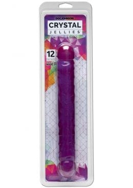 Crystal Jellies Junior Double Dong Sil A Gel 12 Inch Purple