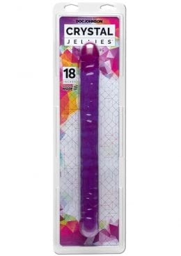 Crystal Jellies Double Dong Sil A Gel 18 Inch Purple