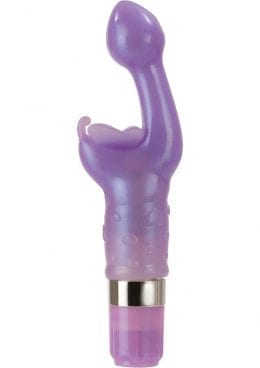 PLATINUM EDITION BUTTERFLY KISS MULTIFUCTION WATERPROOF 2.75 INCH PURPLE