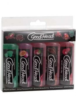 Goodhead Oral Delight Gel Assorted Flavors 5 Pack 1 Ounce