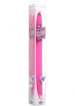 Neon Luv Touch XL Gspot Softees Vibe Waterproof 10 Inch Pink