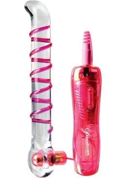Icicles No 4 Glass Vibrator 7 Inch Clear