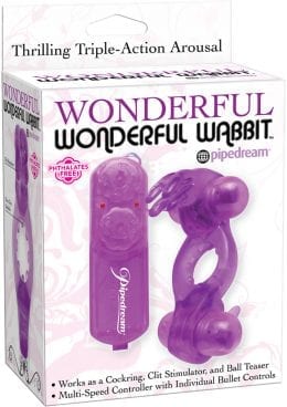 Wonderful Wonderful Wabbit Cock Ring Purple