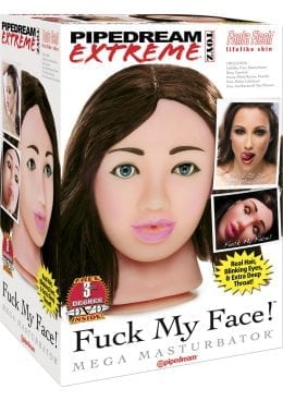 Pipedream Extreme Fuck My Face Brunette