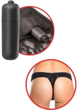 Fetish Fantasy Hanky Spank Me Vibrating Panties Plus Size Black