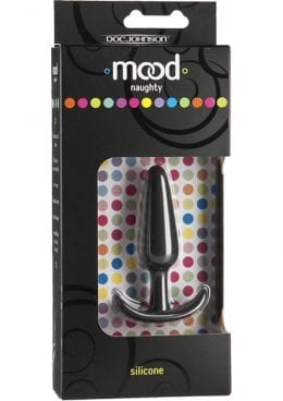 Mood Naughty Silicone Anal Plug Small Black