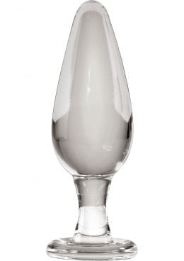 Icicles No 26 Glass Anal Plug Clear 4.63 Inch