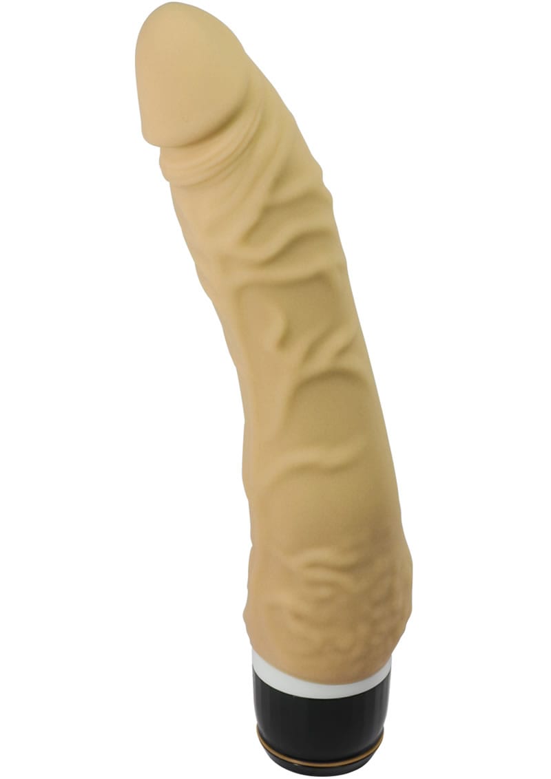 Timeless Classics Super Teaser Silicone Vibrator Waterproof 7 Inch Flesh