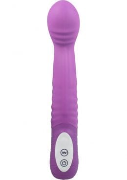 The Big O Silicone Vibrator Waterproof Lavender 8.5 Inch