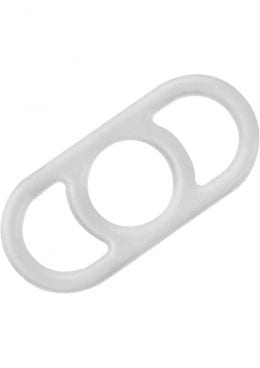 Precision Pump Erection Enhancer Silicone Cock Ring Clear