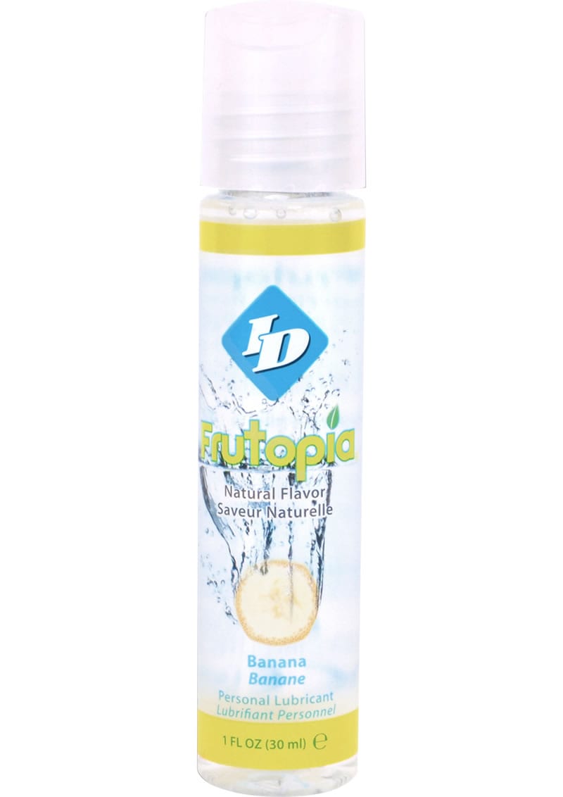 Frutopia Natural Flavor Water Based Personal Lubricant Banana 1 Ounce Bottle