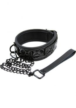 Sinful Black Adjustable Collar