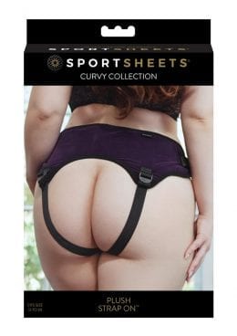 Plus Size Beginners Adjustable Strap On Purple Size 12 to 30