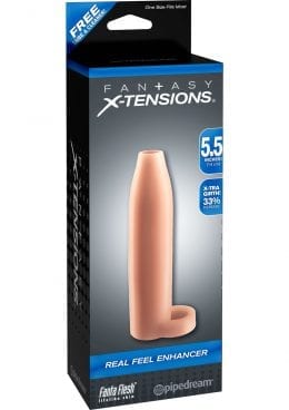 Fantasy Xtensions Real Feel Enhancer Sleeve Flesh 5.5 Inch