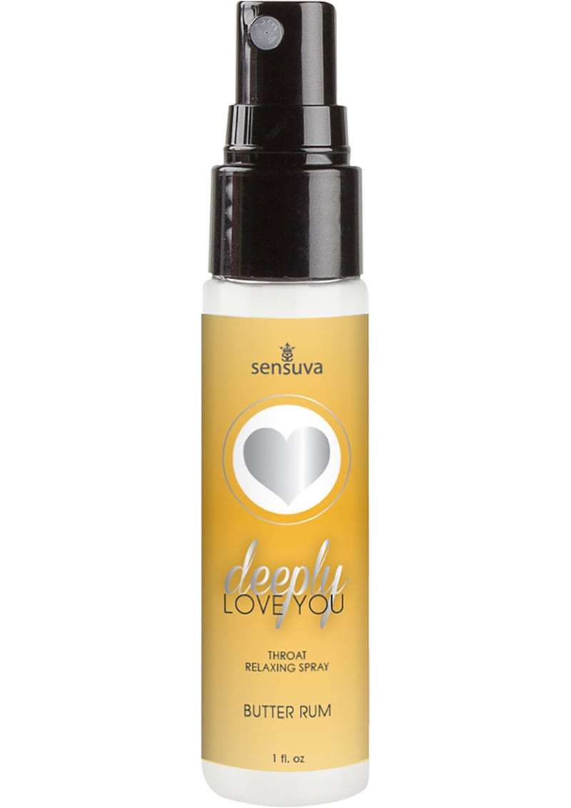 Deeply Love You Throat Relaxing Spray Butter Rum 1 Ounce Spray