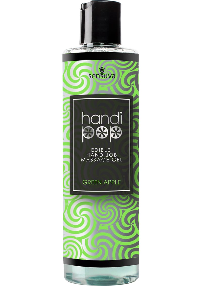 Handipop Edible Hand Job Massage Gel Green Apple 4.2 Ounce