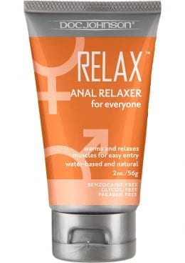 Relax Anal Relaxer For Everyone Water Based Lubricant 2oz
