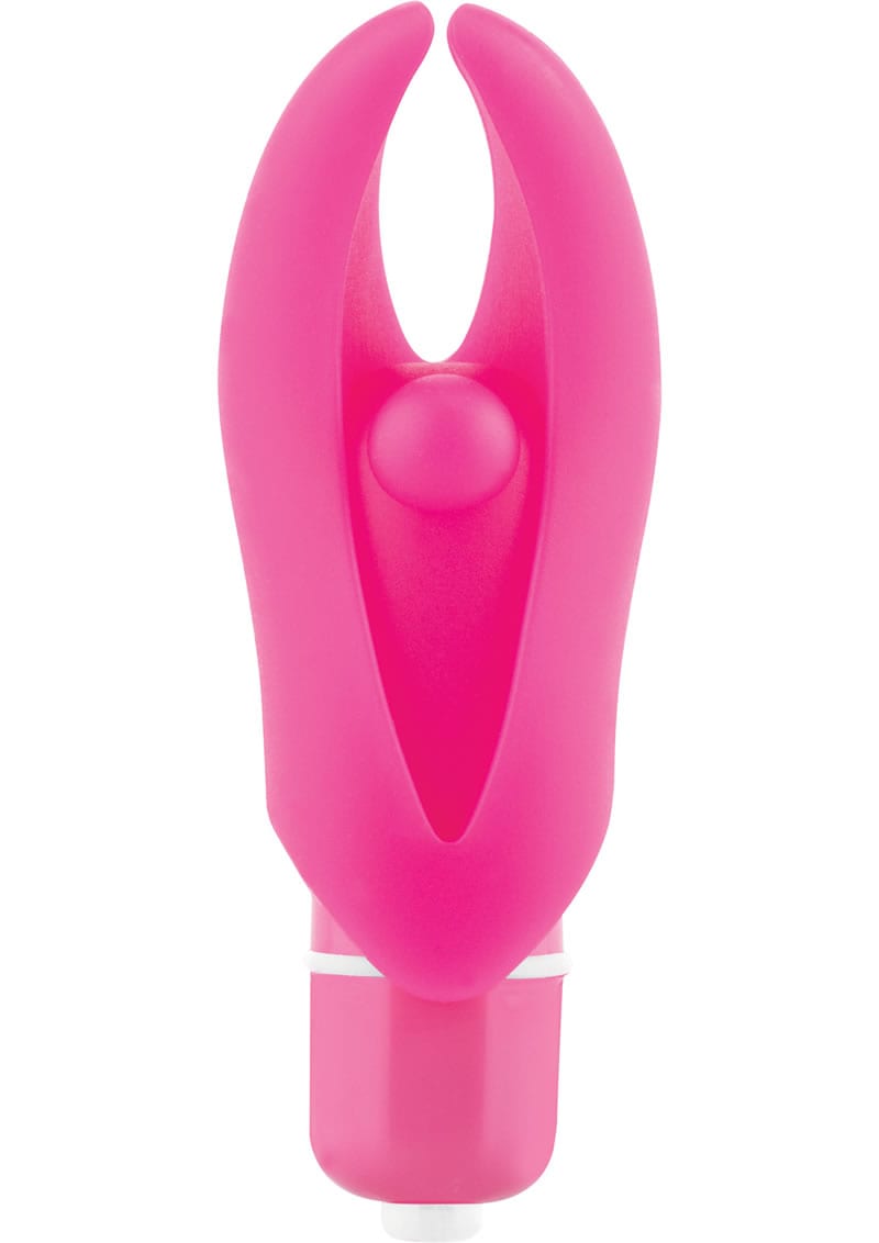Scream Demon Mini Vibe With Silicone Sleeve Waterproof Pink