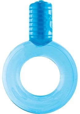 Go Vibe Ring Disposable Cockring Blue