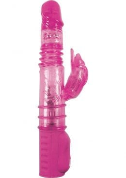 4play Deluxe Slim Rabbit Vibe Waterproof Pink
