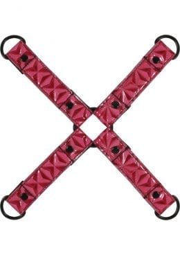 Sinful Vinyl Hogtie Restraint Red