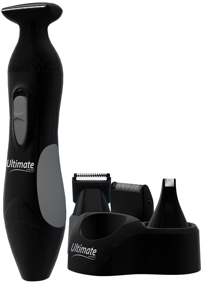 Swan The All In One Ultimate Personal Shaver Kit For Men Black