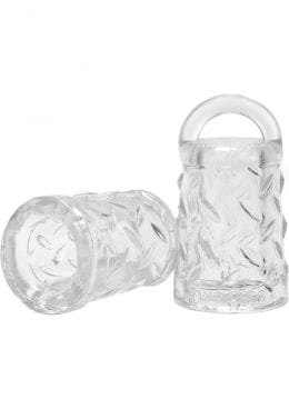 Oxballs Gripper Silicone Nipple Sucker Clear 2 Each Per Pack