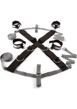 Fifty Shades of Grey Keep Still Over the Bed Cross Restraint - Silver