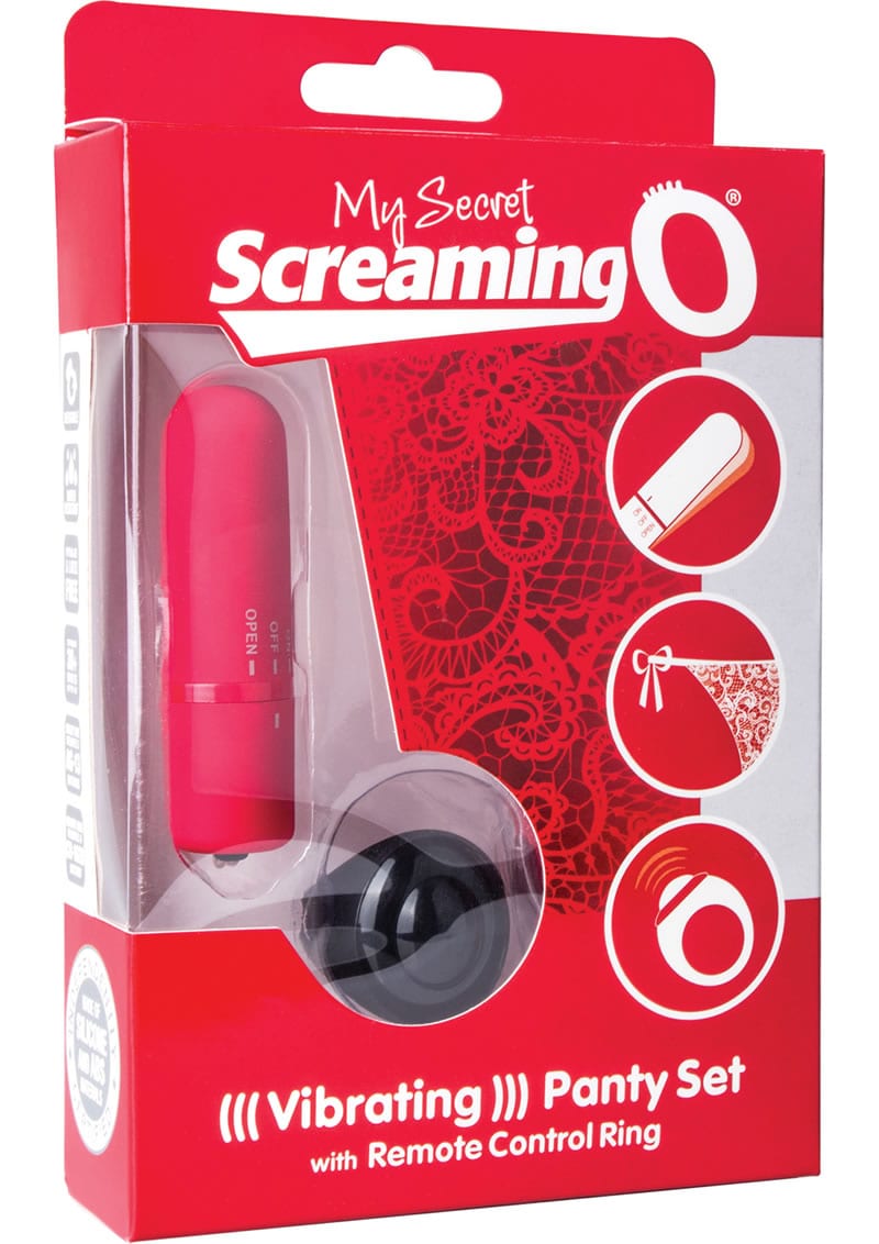 Screaming O My Secret Remote Panty Vibe Red