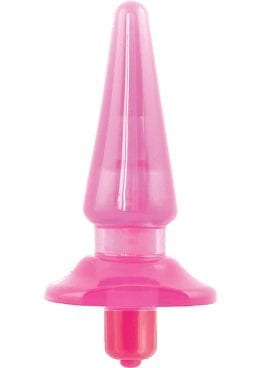 B Yours Basic Vibra Plug Waterproof Pink 4.25 Inch