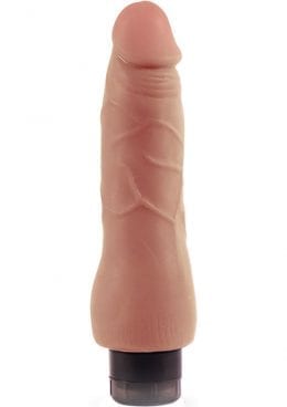 Au Naturel Tomas Latin Collection Realistic Vibrator Waterproof Brown 9 Inch