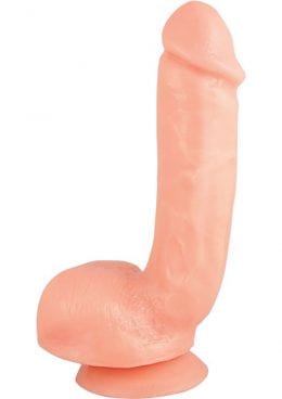 X5 Hard On Realistic Dildo Beige 8.75 Inch