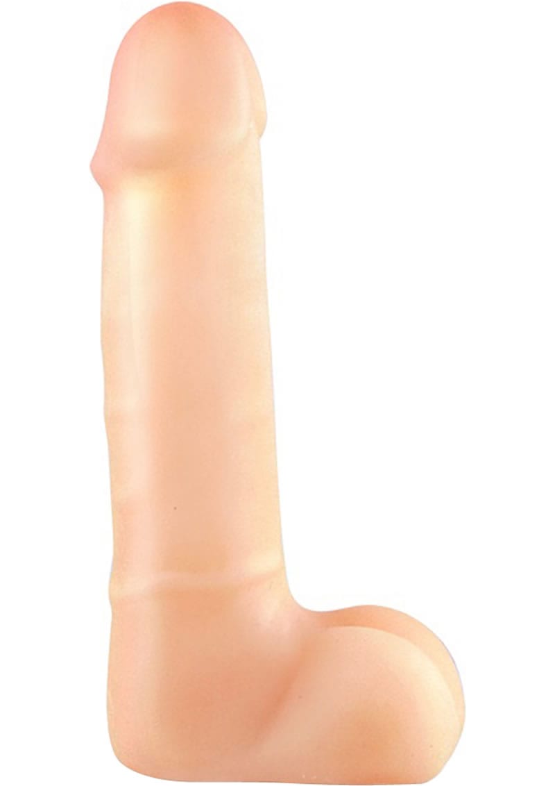 X5 Cock With Flexible Spine Realistic Dildo Beige 7 Inch