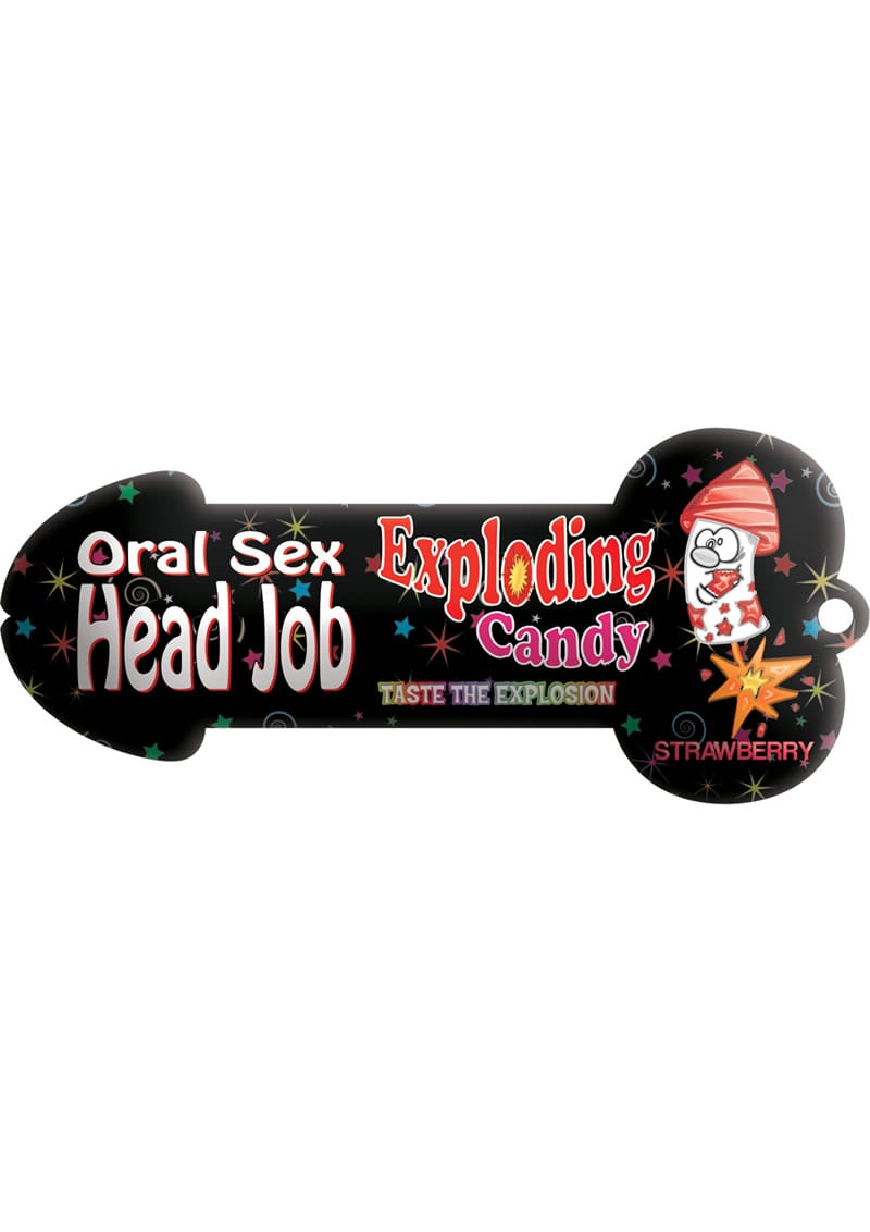 Head Job Oral Sex Exploding Candy Strawberry 2.12 Ounce