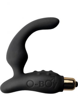 O Boy 7 Speed Prostate And Perineum Silicone Massager Waterproof Sexy Black