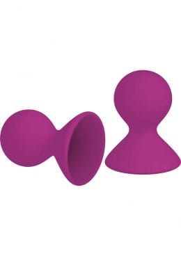 Kinx Dual Masseuse Silicone Nipple Suckers Purple