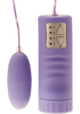 Minx Aqua Silks Vibrating Egg Wired Remote Control Waterproof Purple 2.25 Inch