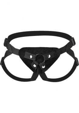 Frisky Adjustable Strap On Harness Black