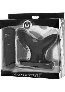 Master Series 10x Ass Anchor Vibrating Anal Plug Black