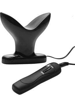 Master Series 10x Ass Anchor Vibrating Anal Plug Black