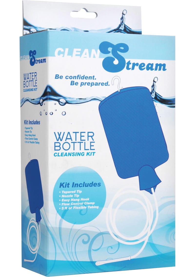 Clean Stream Water Bottle Cleansing Kit Blue Holdes 2 Quarts